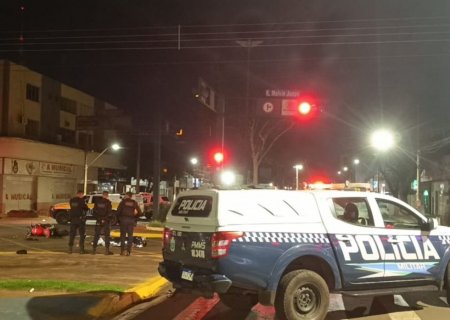Colisão na região central de Dourados termina com morte de motociclista 